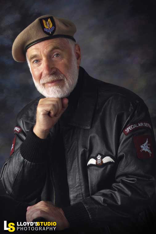 Military portrait by Lloyd's Studio, Boca Raton