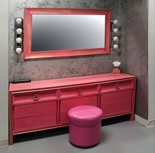Lloyd's Studio makeup station with lighted vanity mirror