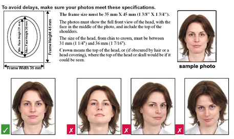 Canadian citizenship photo specifications
