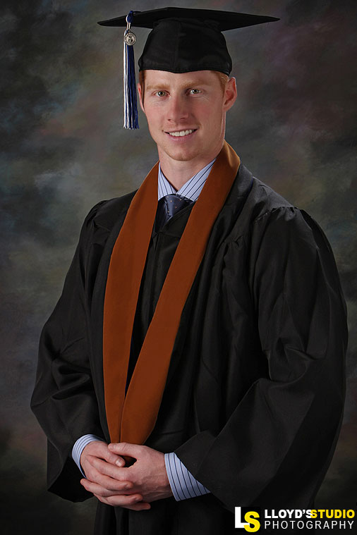Graduation portrait by Lloyd's Studio