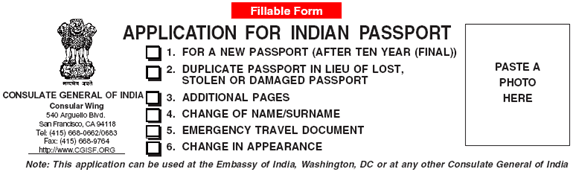 India passport photo specification