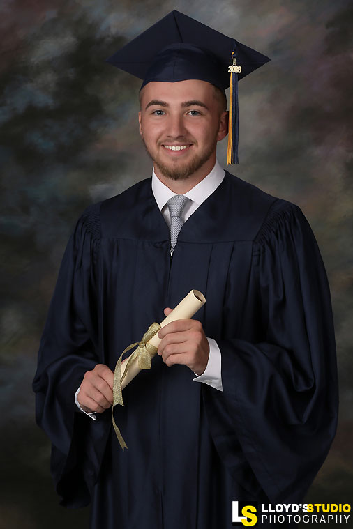 Graduation portrait by Lloyd's Studio