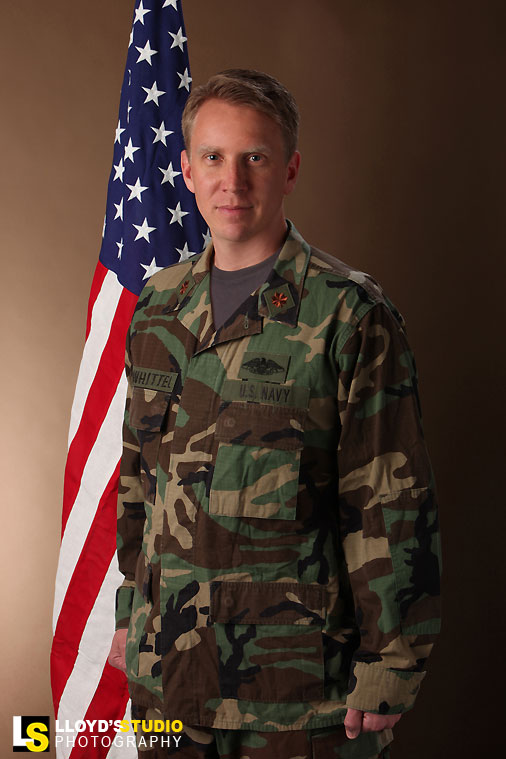Military portrait by Lloyd's Studio, Boca Raton