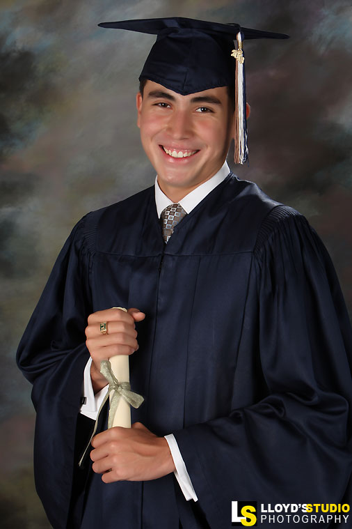 Graduation portrait by Lloyd's Studio