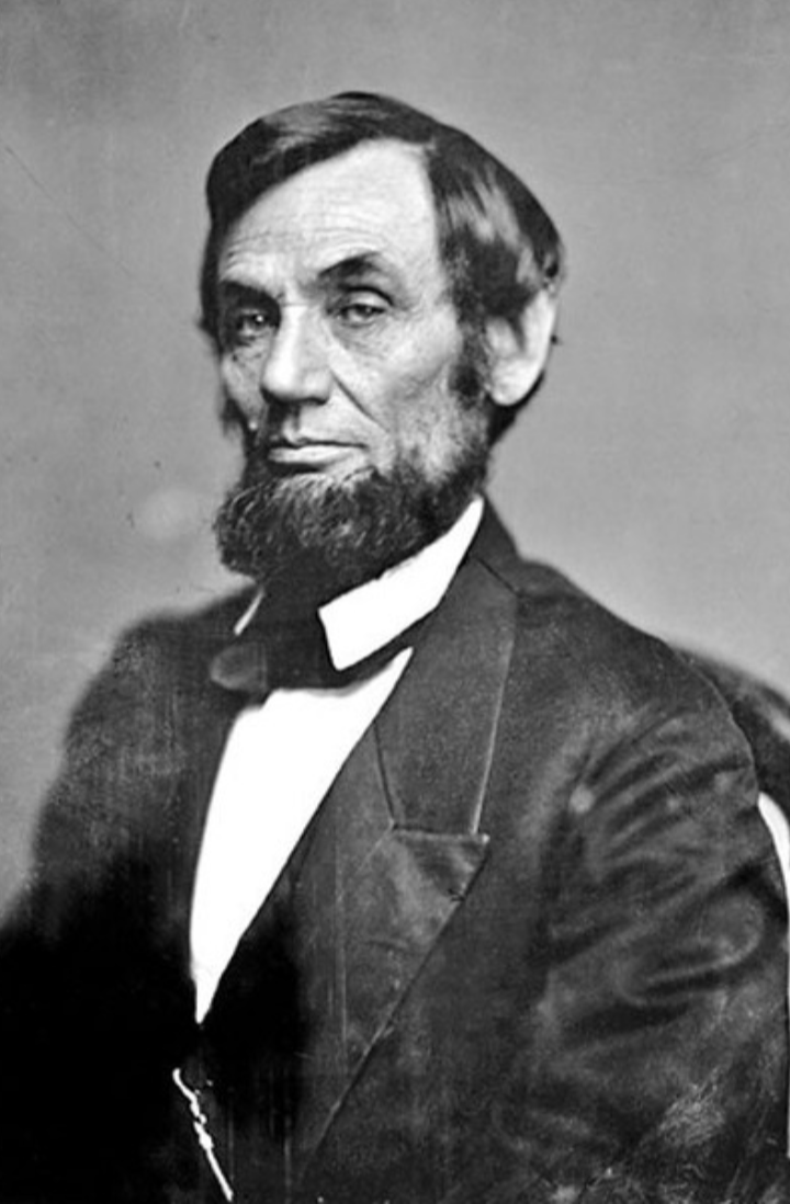 Historic Mathew Brady portrait of President Abraham Lincoln