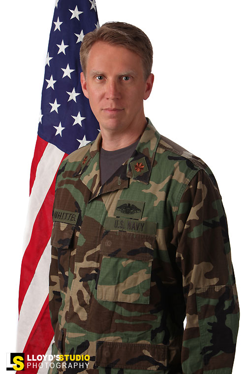 Military portrait by Lloyd's Studio, Boca Raton