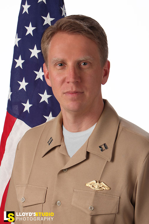 Military portrait by Lloyd's Studio, Boca Raton