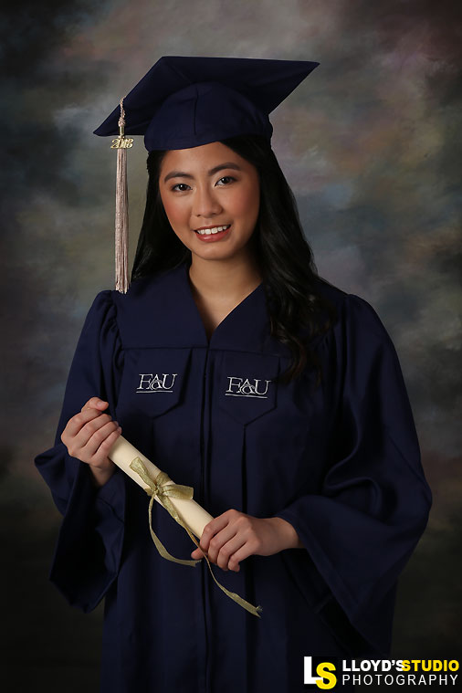 Graduation portrait by Lloyd's Studio
