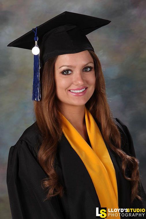 Graduation portrait by Lloyd's Studio