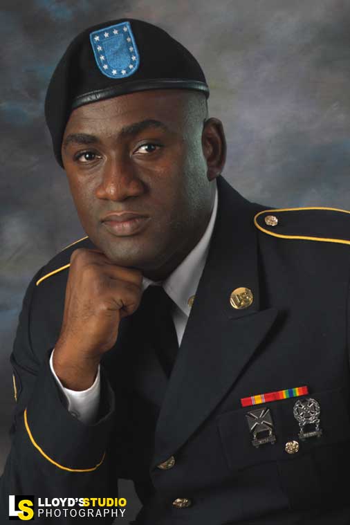 Military portrait by Lloyd's Studio, Boca Raton