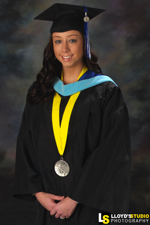 Graduation portrait by Lloyd's Studio