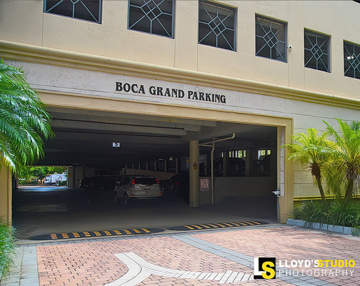 Boca Grand Parking garage entrance