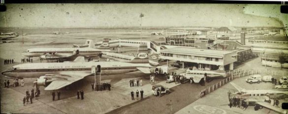 Faded vintage photos before restoration