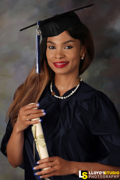 Graduation portrait by Lloyd's Studio